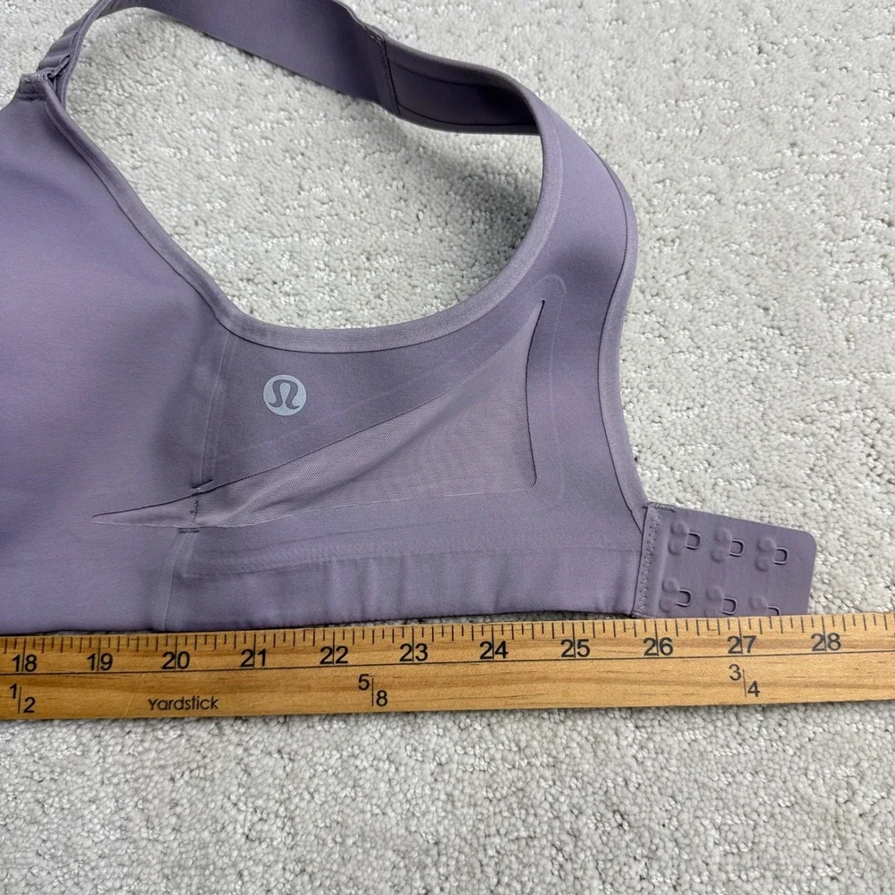 Lululemon Swift Speed Bra Womens 34DD Lunar Rock High Support W2BW5S Purple